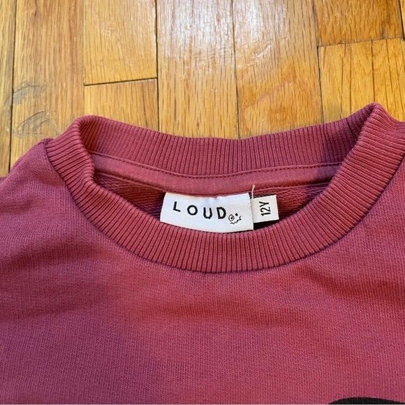Loud Apparel Time to Go Maroon A-Line Dress Girls Size 12 Organic Cotton - Picture 12 of 12
